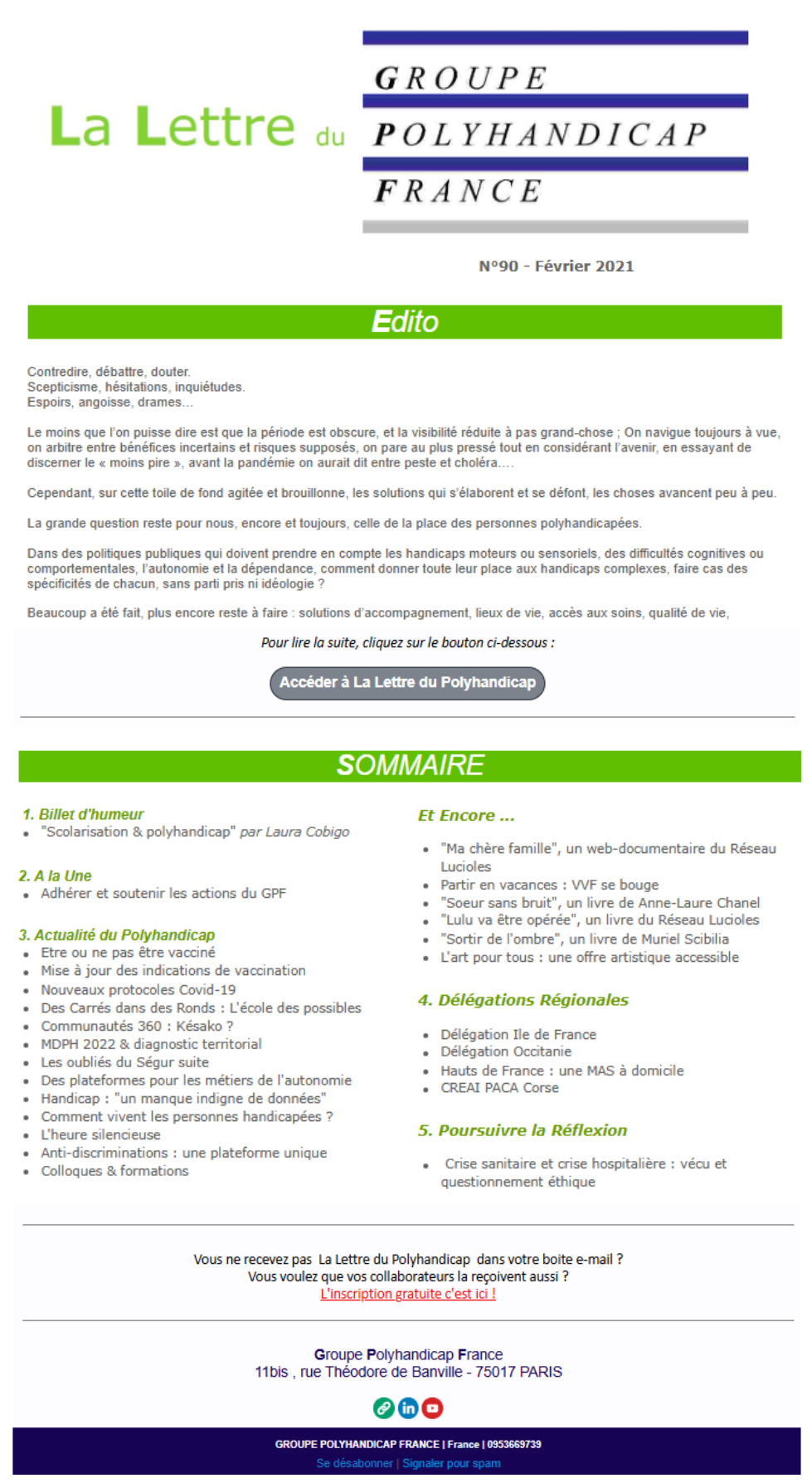 Image de La Leetre du polyhandicap de février, cliquer dessus pour accéder au texte