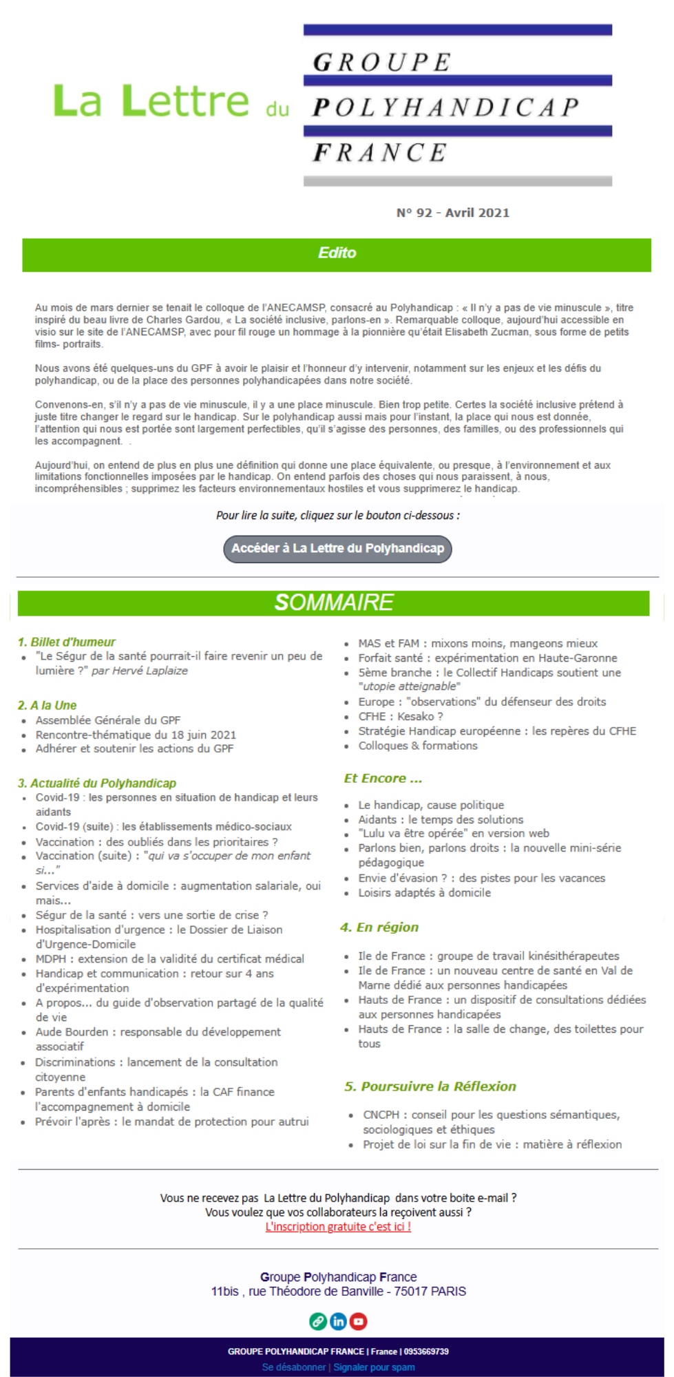 Image de La Lettre. CLiquez dessus pour accéder au texte